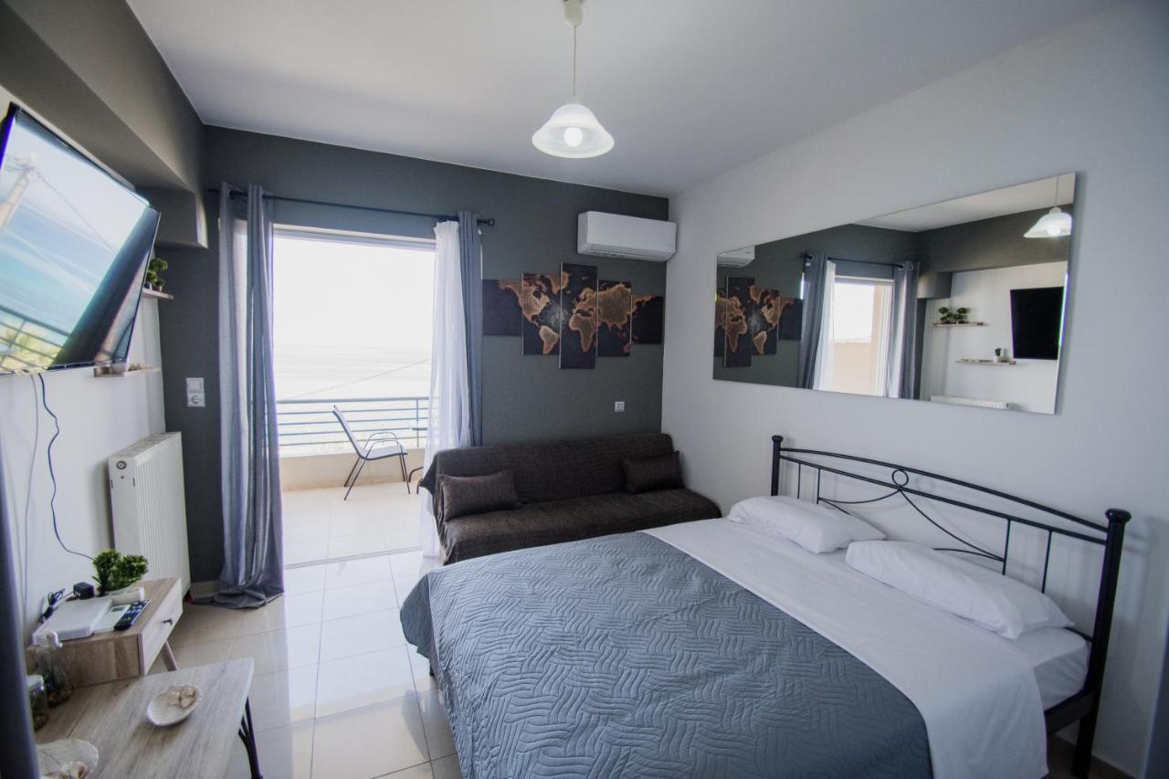 Pavlos Standard Studio With Sea View 罗希姆诺 外观 照片