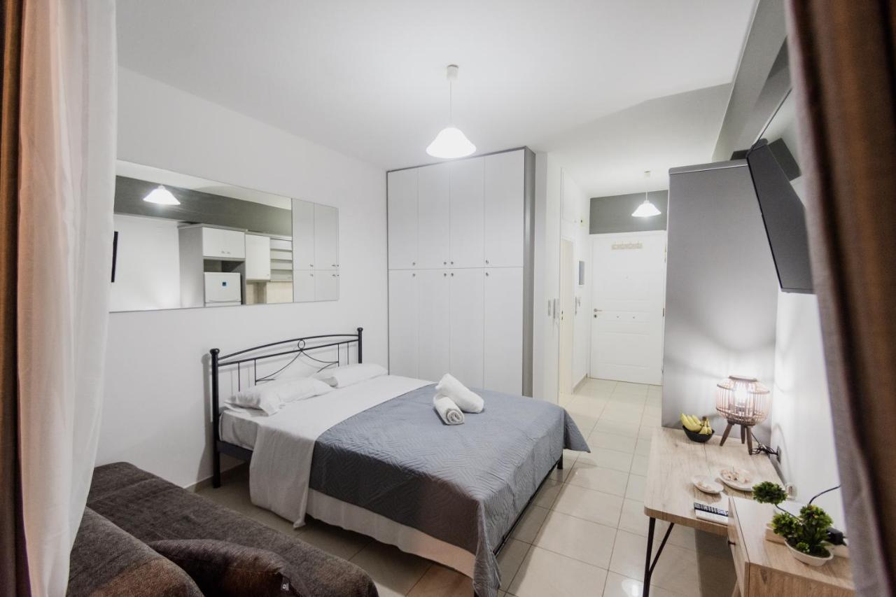 Pavlos Standard Studio With Sea View 罗希姆诺 外观 照片